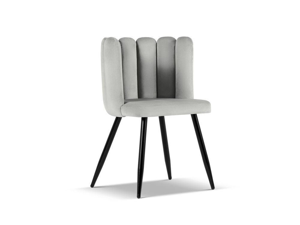 Poze Scaun tapitat cu catifea Evora - H82 cm