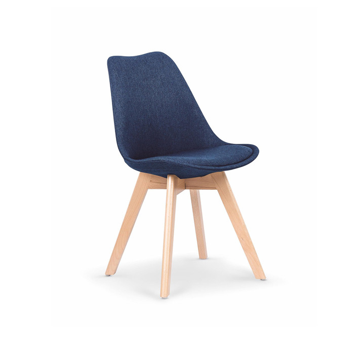 Scaun textil k303 albastru inchis - h 83 cm
