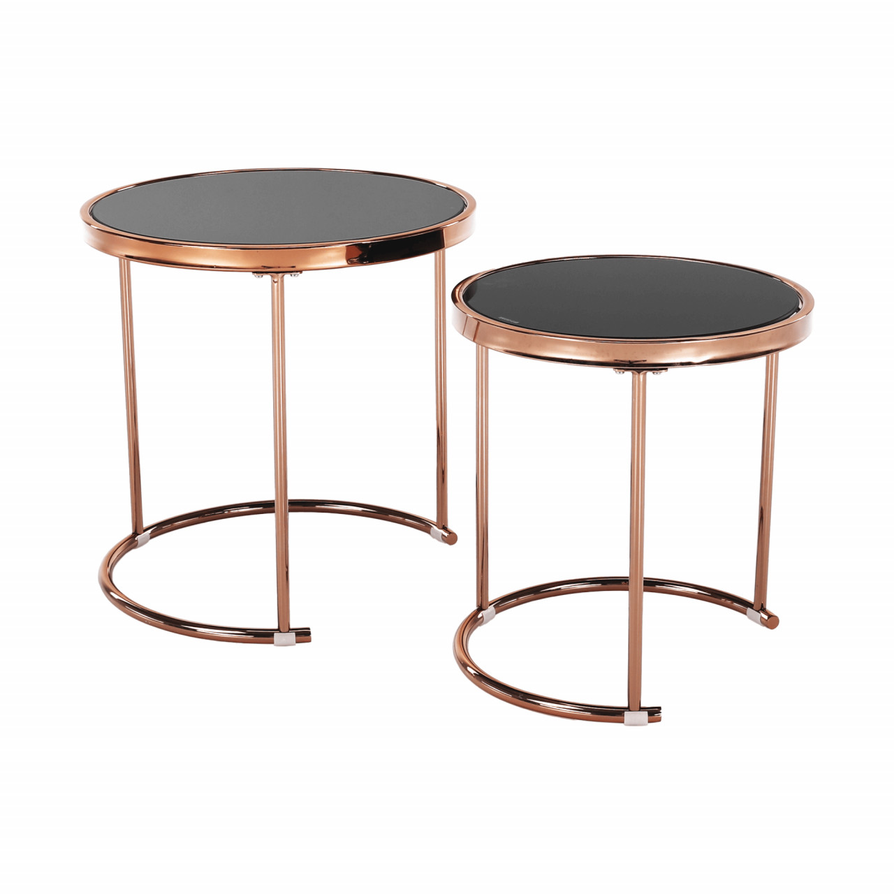 Poze Set 2 masute de cafea MORINO rose gold