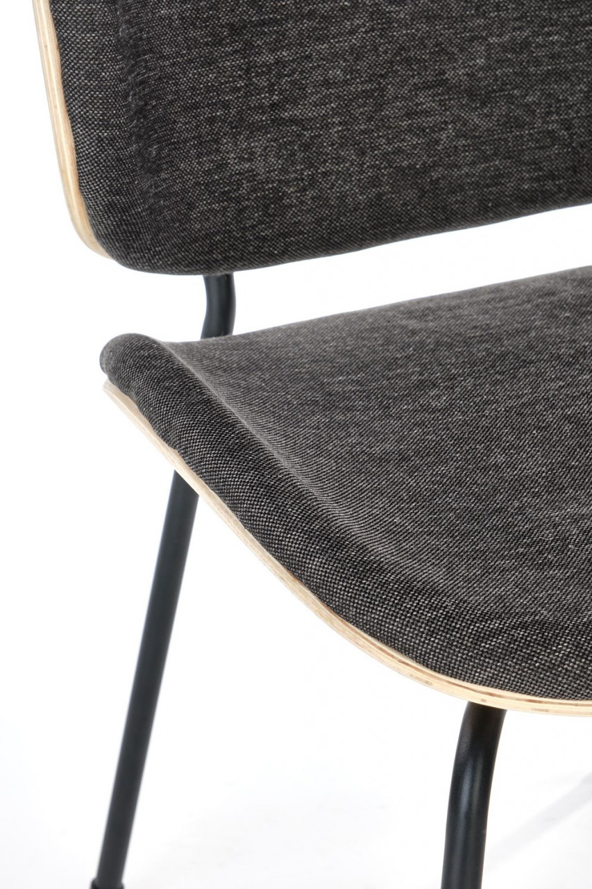 Poze Set masa extensibila Legarto L160-200 cm + 4 scaune K467 stejar natural/gri inchis