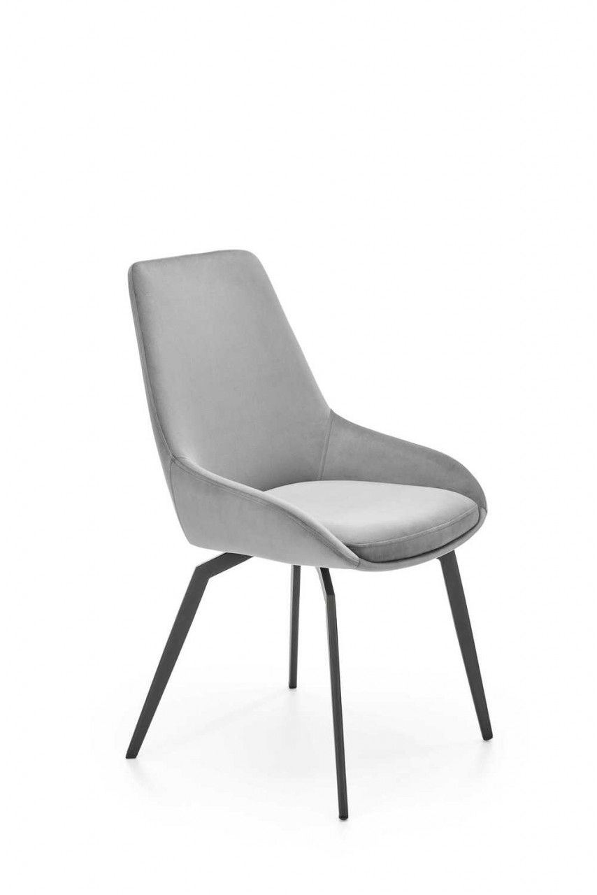Poze Set masa extensibila Legarto L160-200 cm + 4 scaune K479 velvet gri