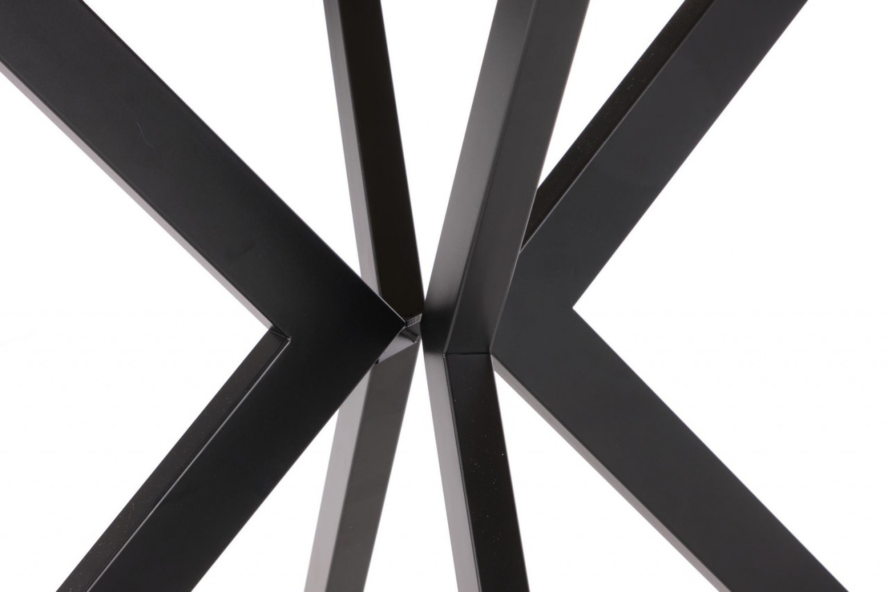 Poze Set masa extensibila Peroni stejar auriu/negru L100-250 cm + 4 scaune K475 bej