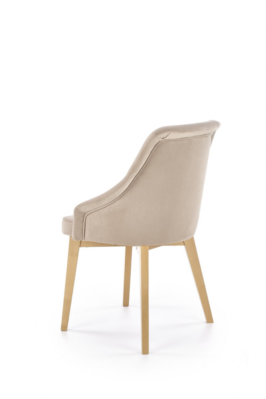 Poze Set masa rotunda Ashmore ø120 cm + 3 scaune Toledo 2 bej/stejar miere