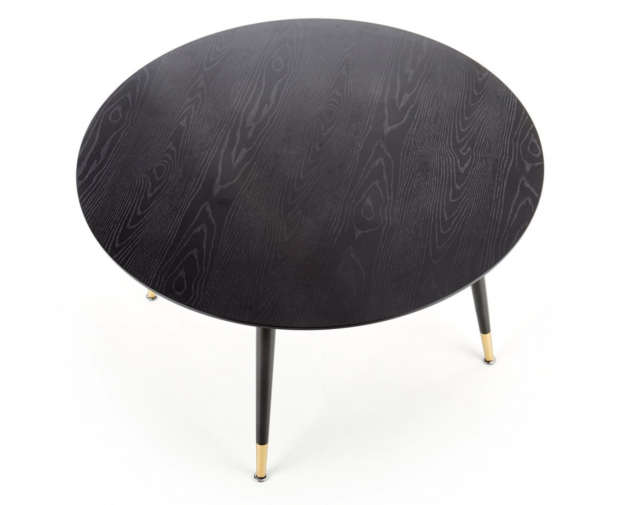 Poze Set masa rotunda Embos ø120 cm + 4 scaune K386 velvet verde