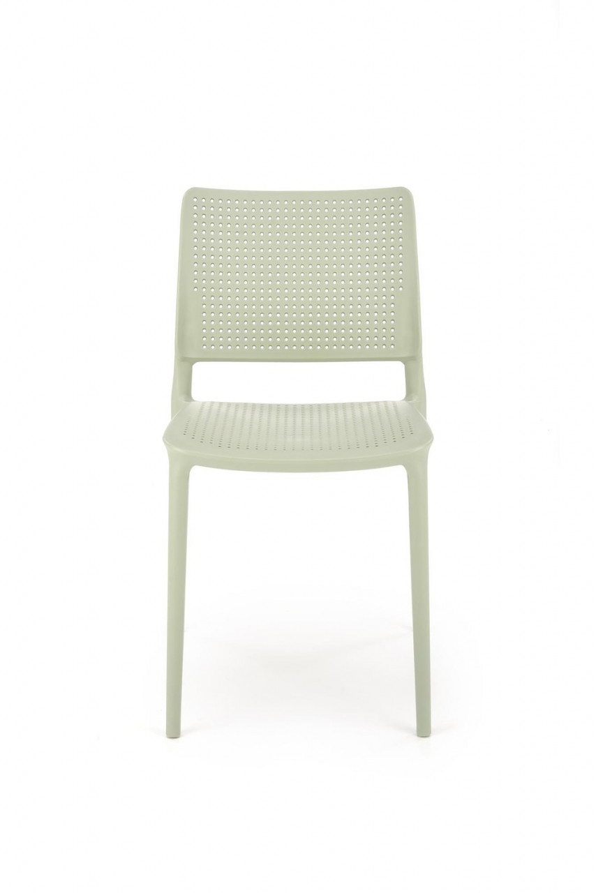 Poze Set masa rotunda Lopez + 4 scaune din plastic K514 menta