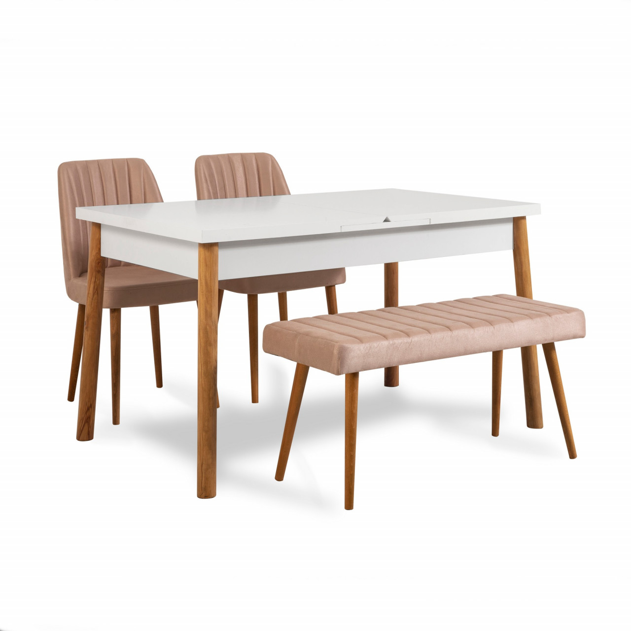 Poze Set masa si scaune (4 piese) Costa Atlantic White-Stone