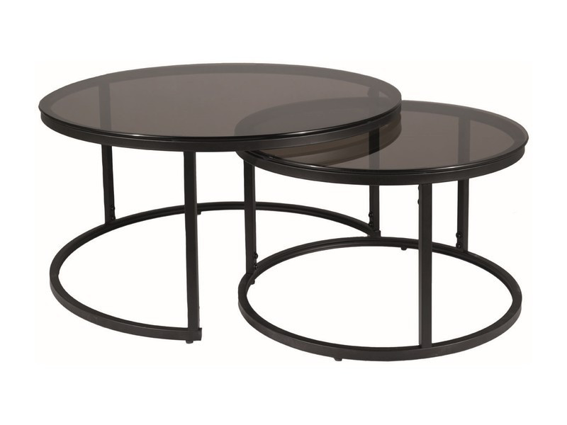 Set mese de cafea ferrante e - gri + transparent