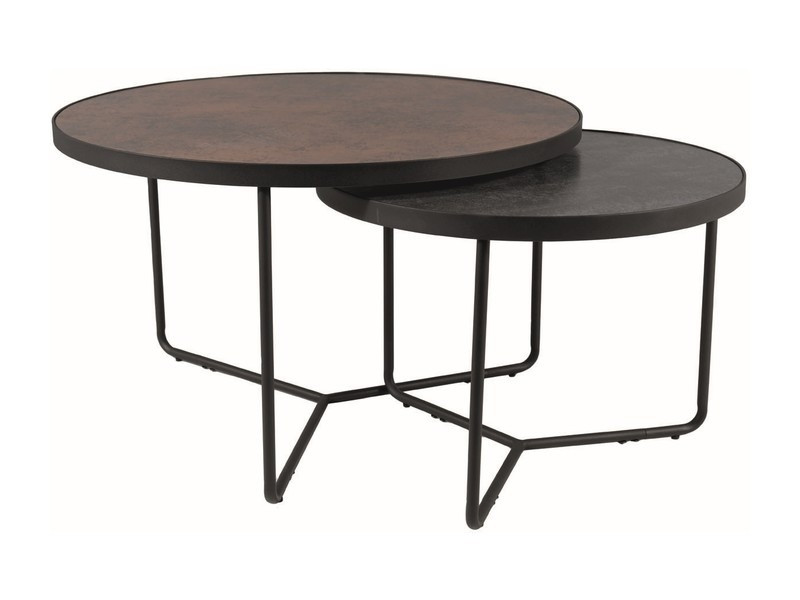 Set mese de cafea italia – maro+gri/negru