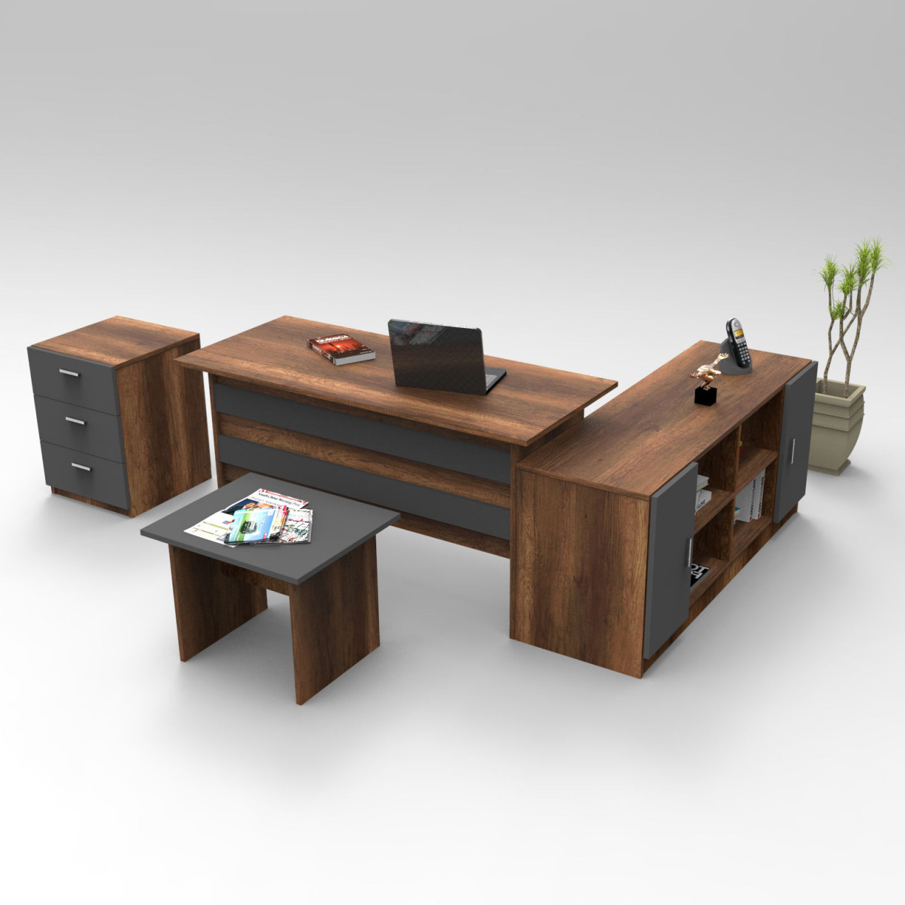 Poze Set mobilier de birou VO13 - BA ( 4 piese)