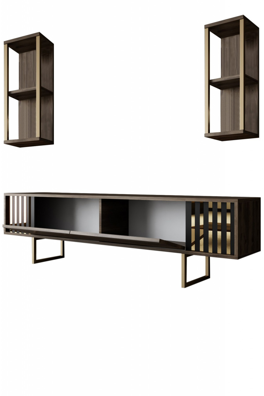 Poze Set mobilier living Gold Line nuc / auriu
