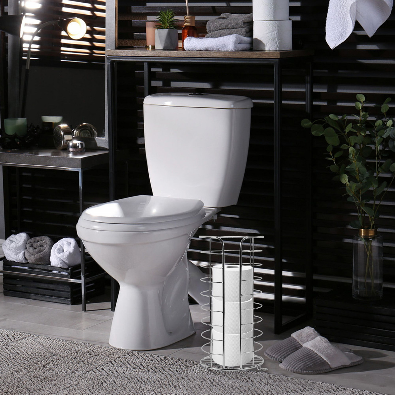 Poze Suport hartie igienica argintiu 322743B