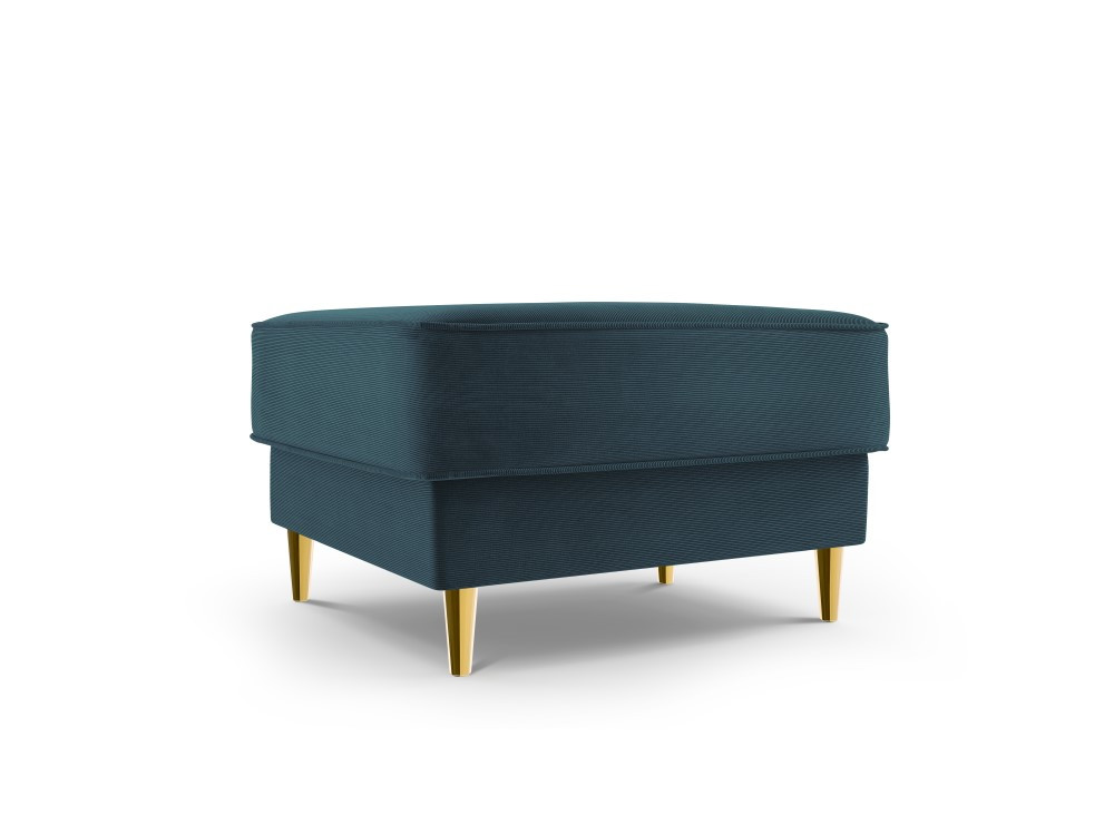 Poze Taburet Fano tapitat velvet/picioare gold – L64 x l64 x h44