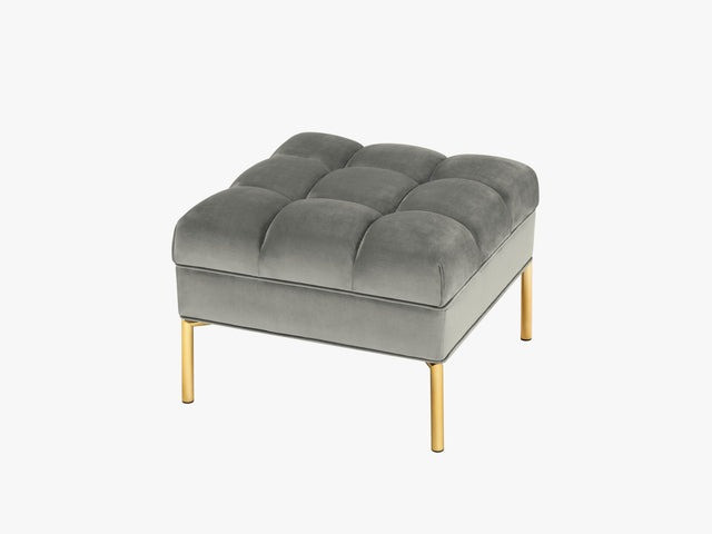 Poze Taburet Karoo catifea L60 cm