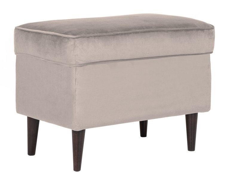 Taburet tapitat ron velvet bej blu28