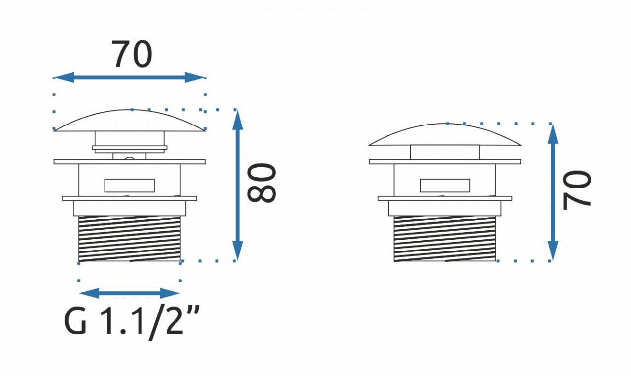 Poze Ventil lavoar negru