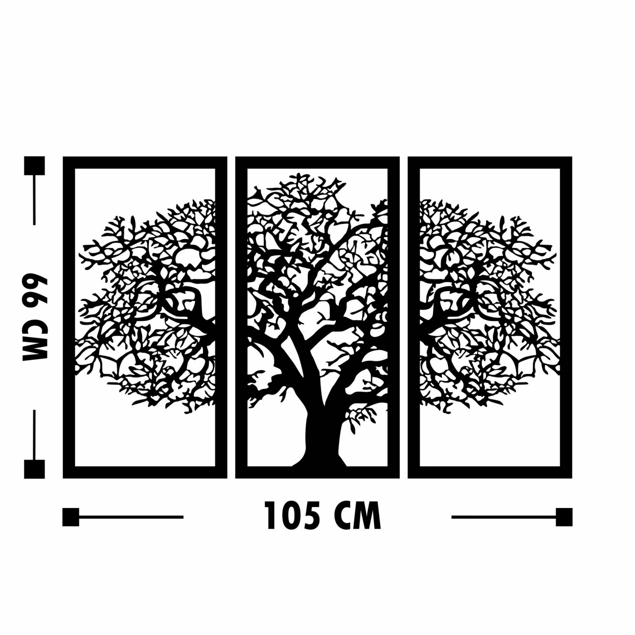 Poze Accesoriu decorativ de perete din lemn Agac 5