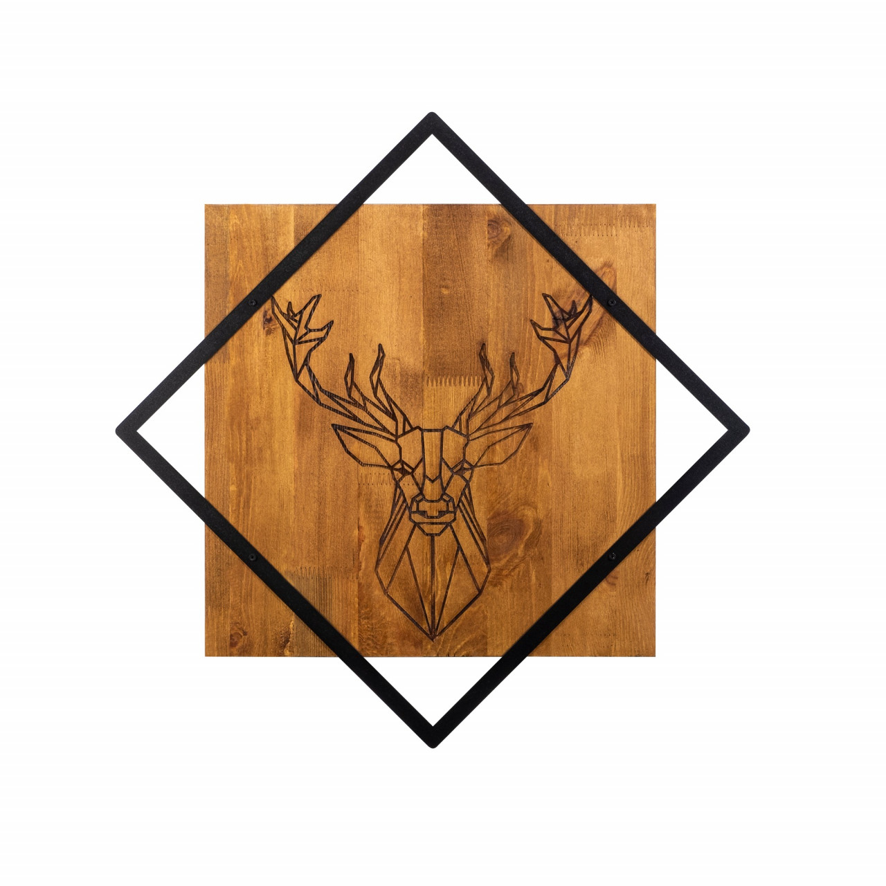 Poze Accesoriu decorativ de perete din lemn Deer