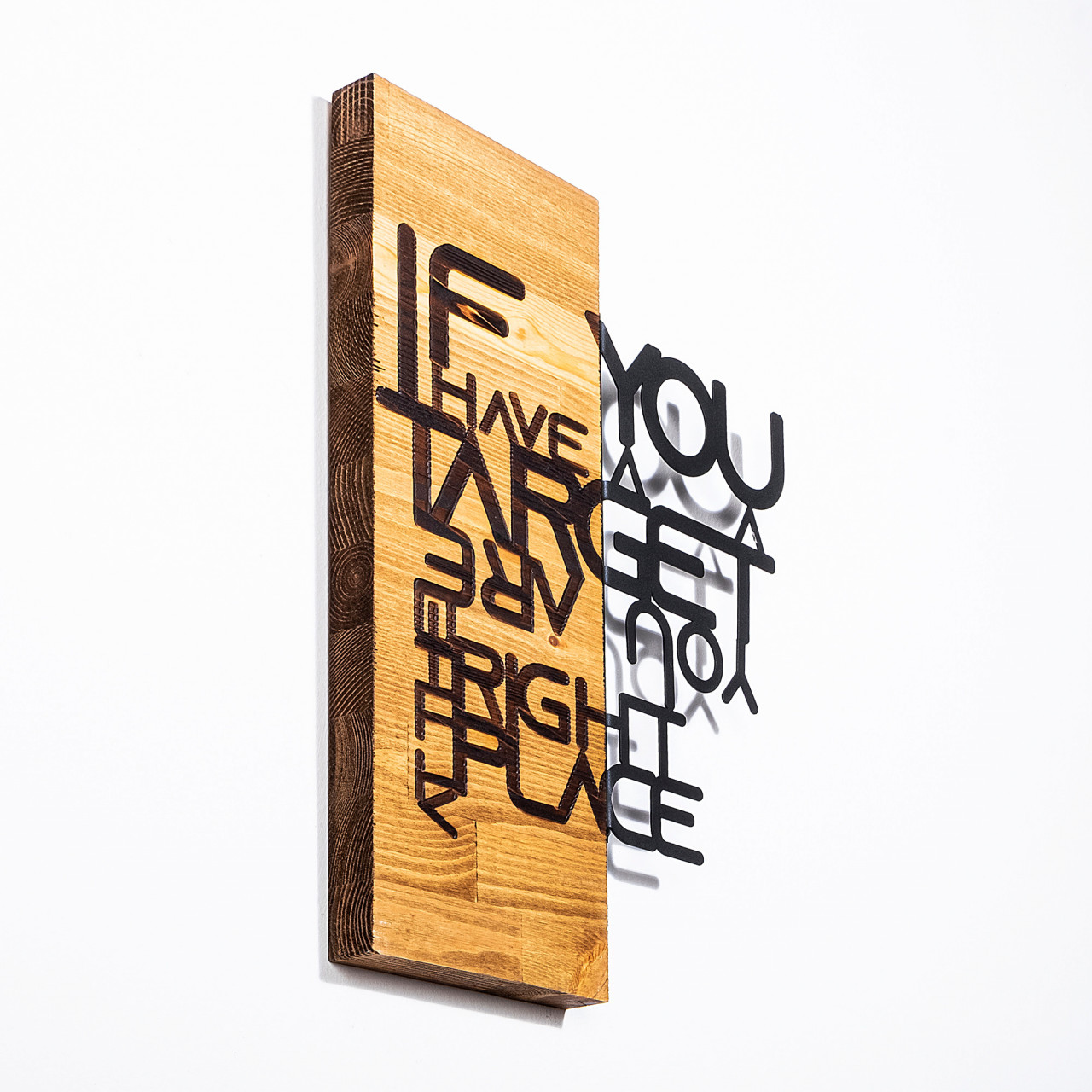 Poze Accesoriu decorativ de perete din lemn If you have target