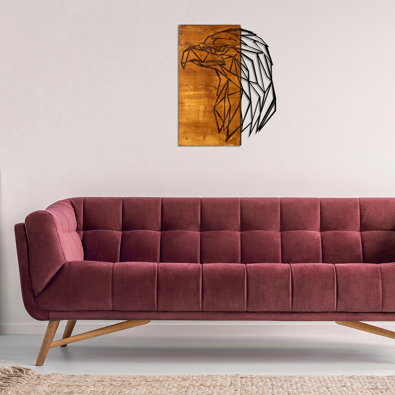 Poze Accesoriu decorativ de perete din lemn Kartal
