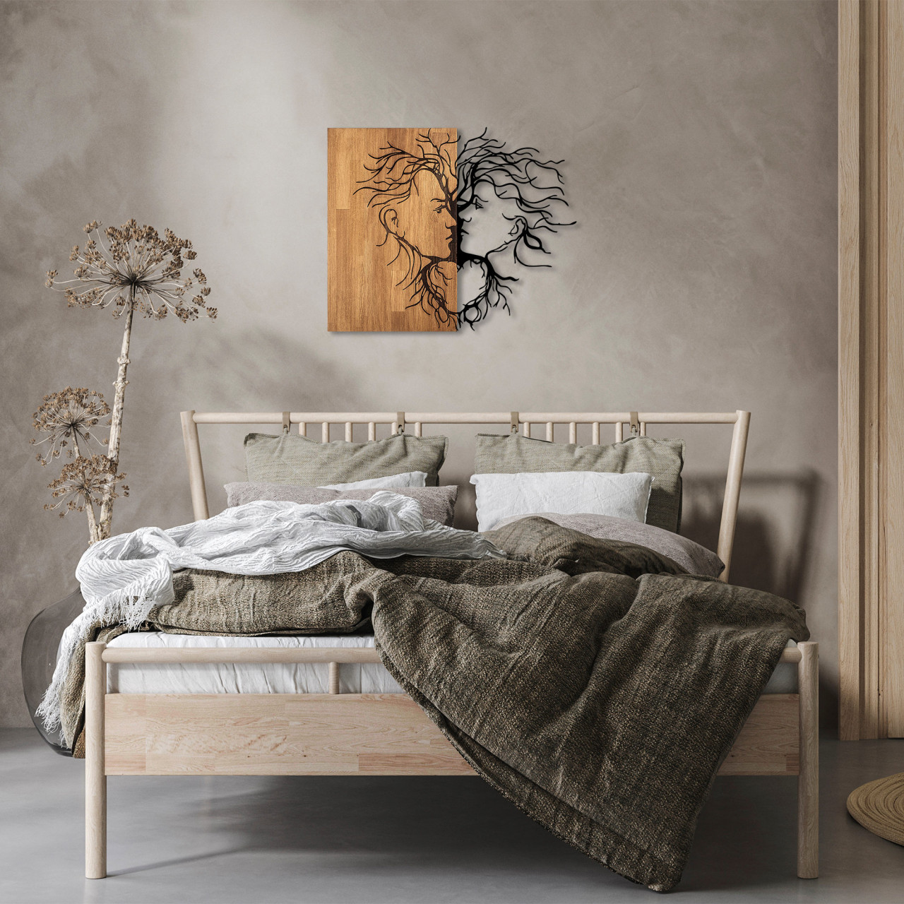 Poze Accesoriu decorativ de perete din lemn Love - 315