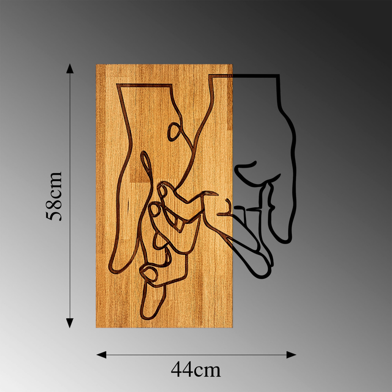 Poze Accesoriu decorativ de perete din lemn MA-279