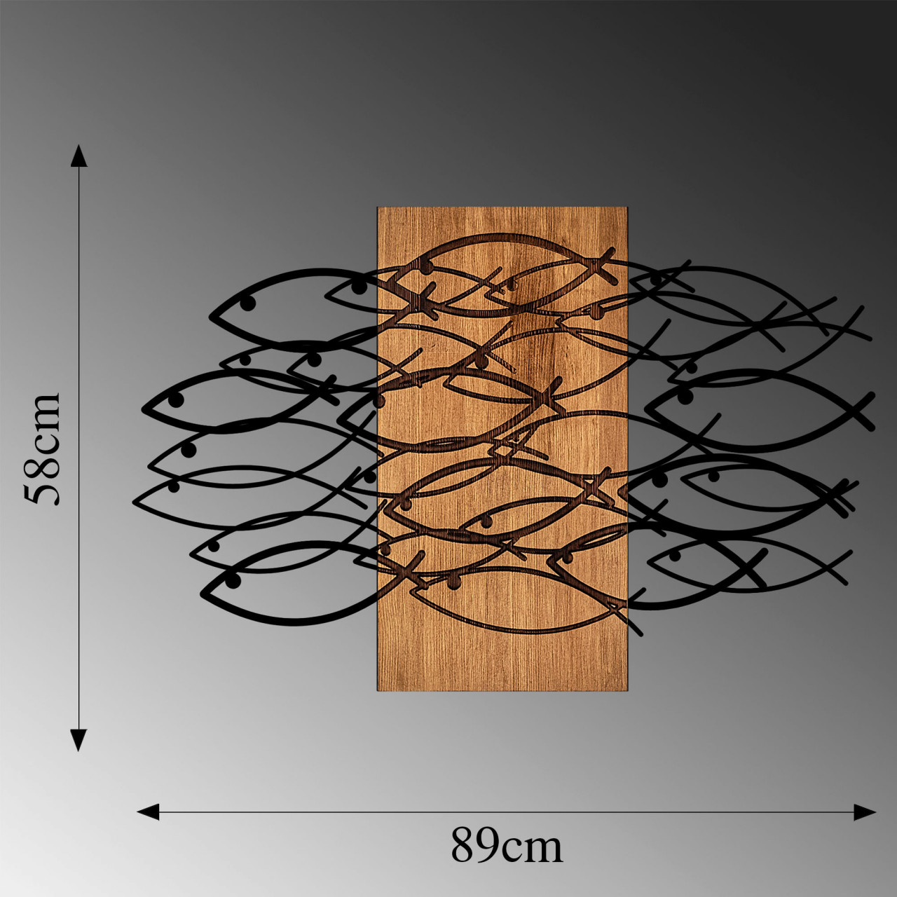Poze Accesoriu decorativ de perete din lemn MA-304