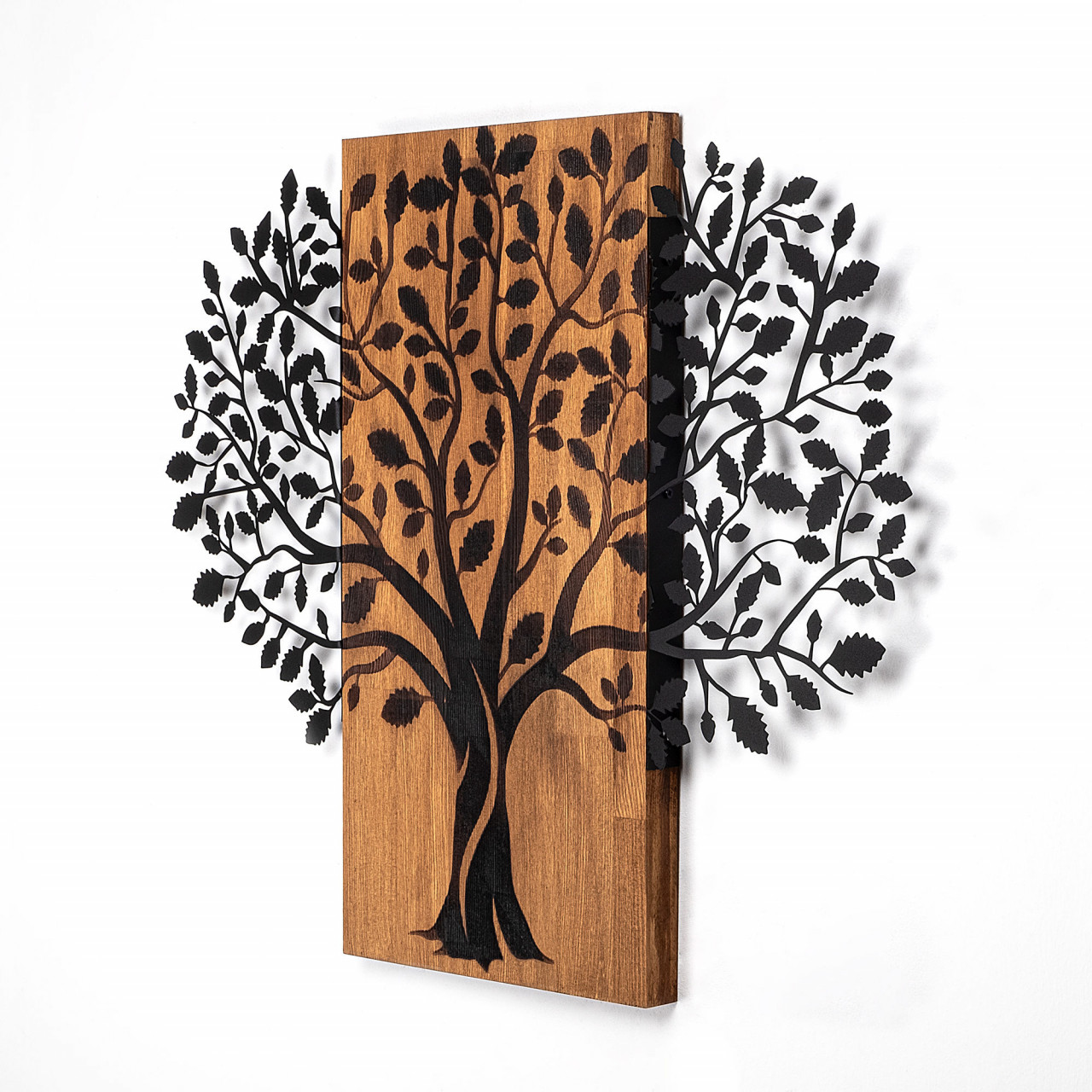 Poze Accesoriu decorativ de perete din lemn Magical tree - 378