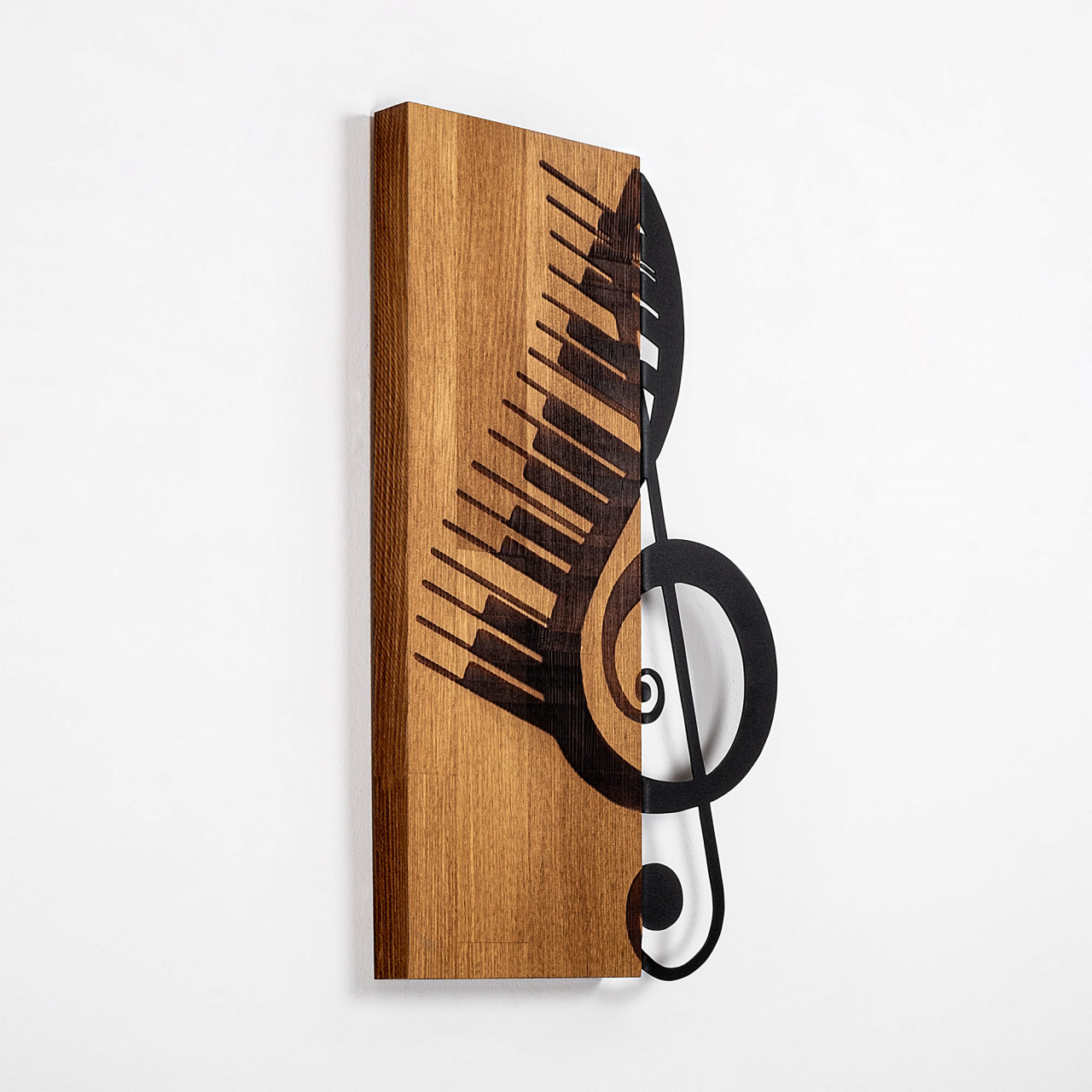 Poze Accesoriu decorativ de perete din lemn Musical 1