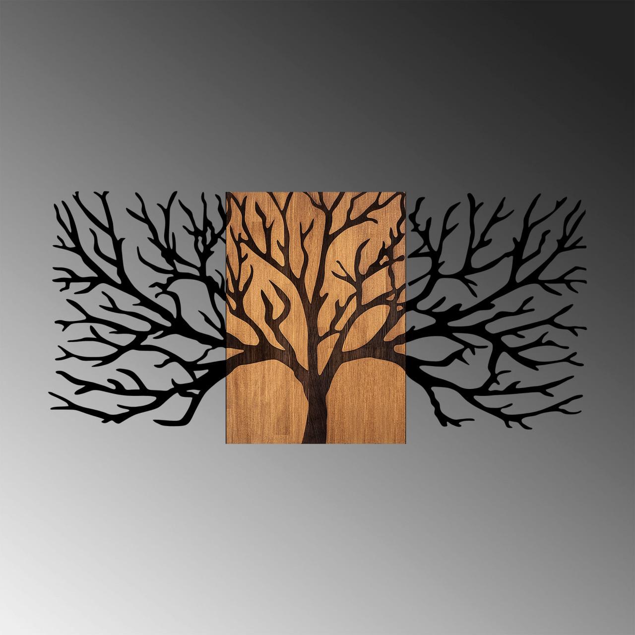 Poze Accesoriu decorativ de perete din lemn Tree - 327