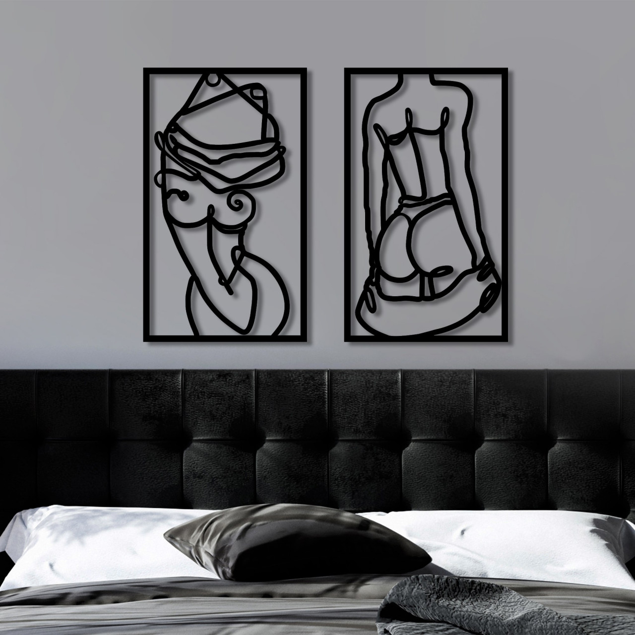 Poze Accesoriu decorativ de perete metalic Body Positive