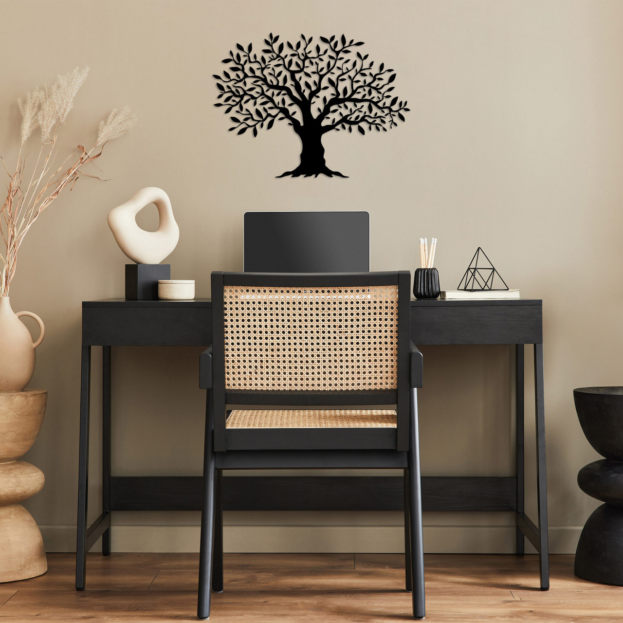 Poze Accesoriu decorativ de perete metalic Monumental tree medium