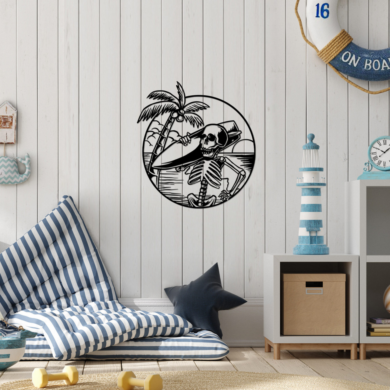 Poze Accesoriu decorativ de perete metalic See Sad Skeletor - 532