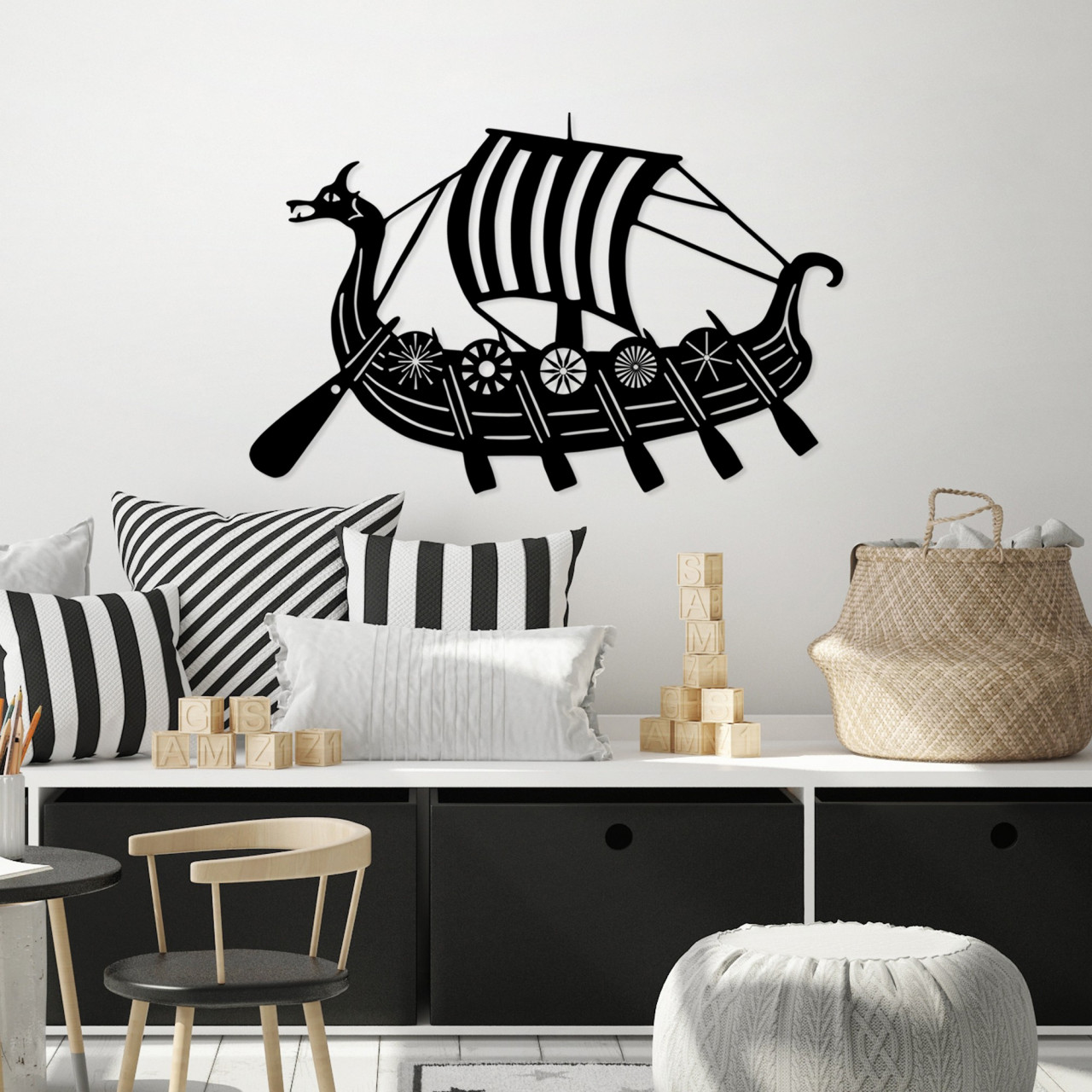 Poze Accesoriu decorativ de perete metalic Viking