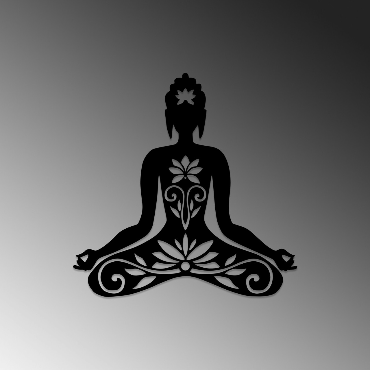 Poze Accesoriu decorativ de perete metalic Yoga 5