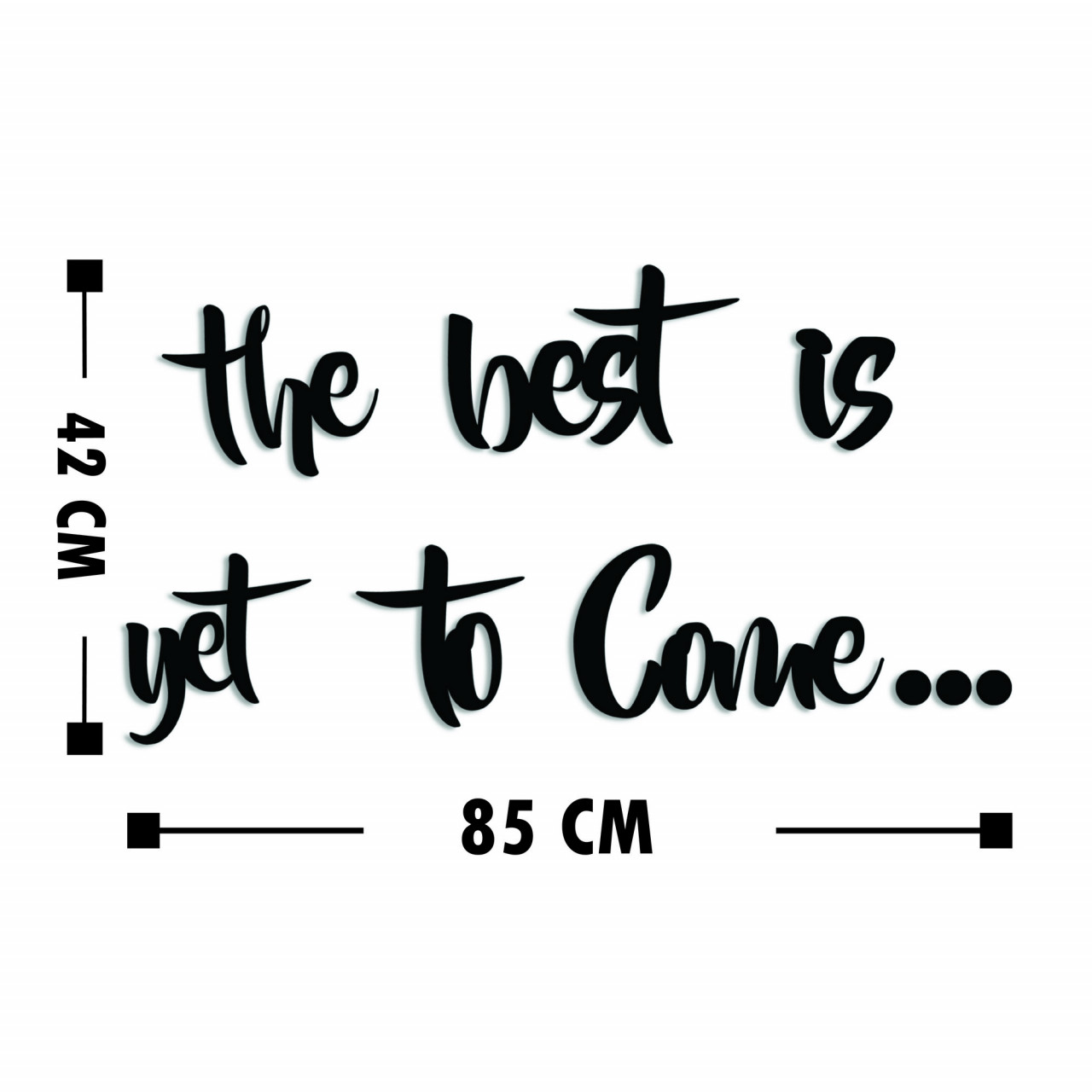 Poze Accesoriu decorativ de perete The Best is Yet To Come