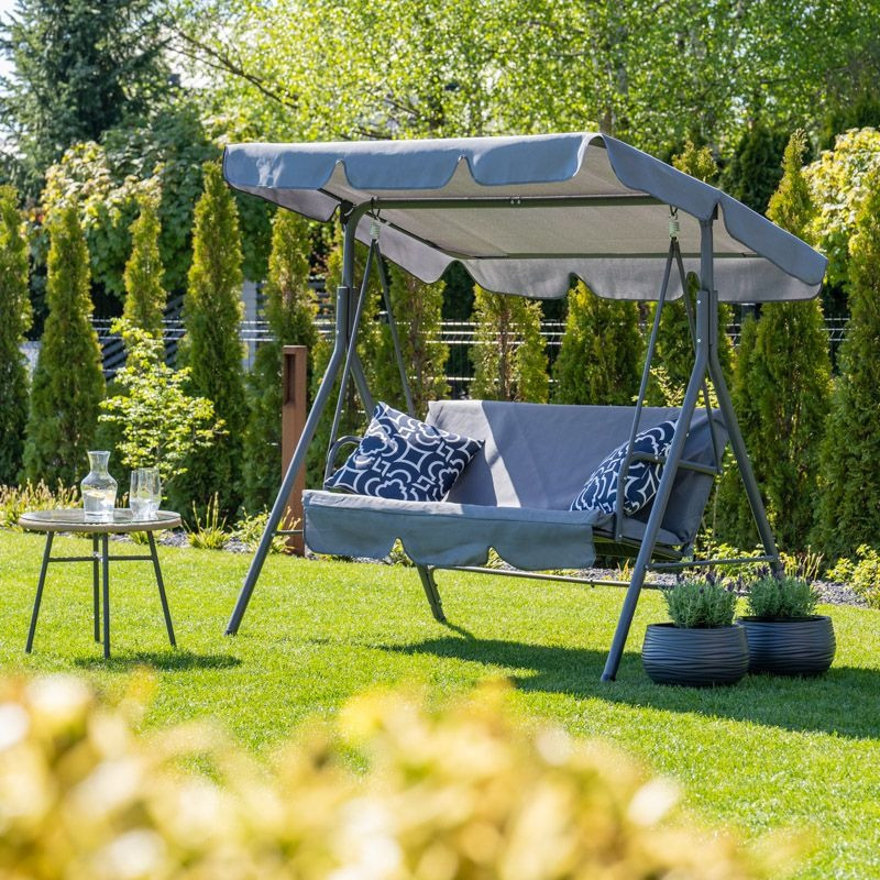 Poze Balansoar de terasa Eve gri L170 cm