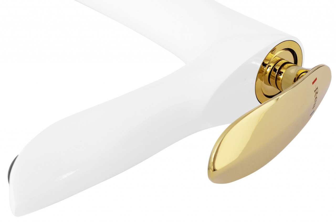 Poze Baterie Orbit alb/auriu H17 cm