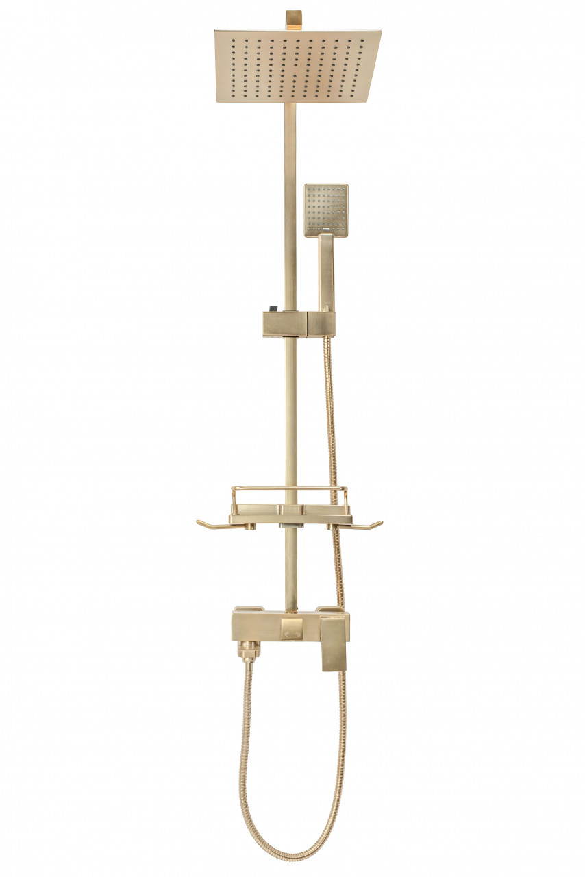 Poze Baterie pentru dus Jack auriu periat