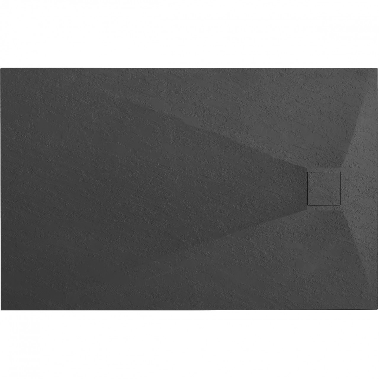 Poze Cadita pentru dus Magnum neagra 120x90
