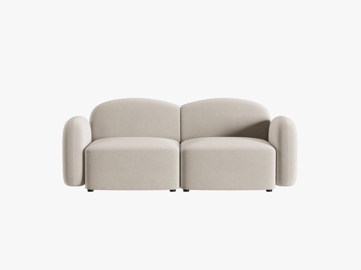 Poze Canapea 2 locuri Blair catifea L194 cm