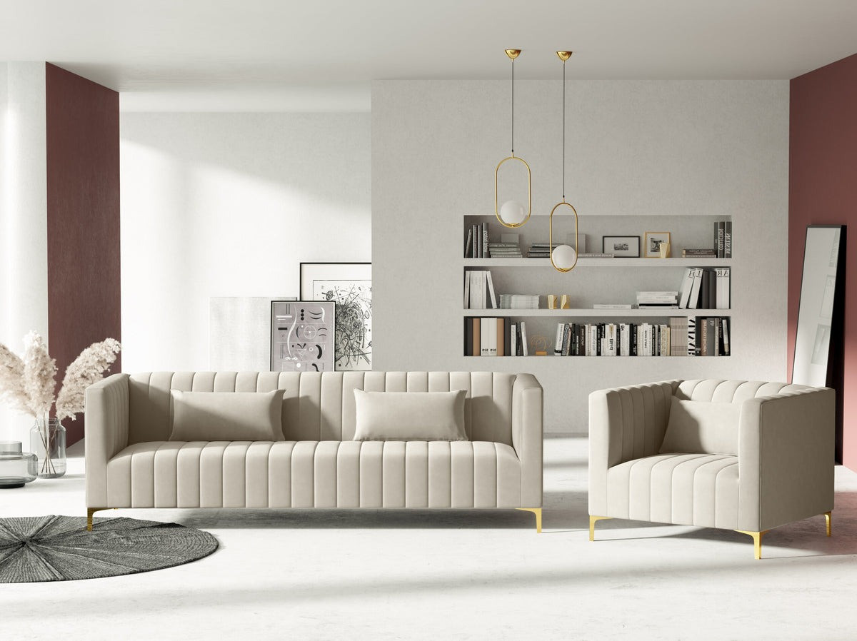 Poze Canapea 3 locuri Annite catifea L220 cm
