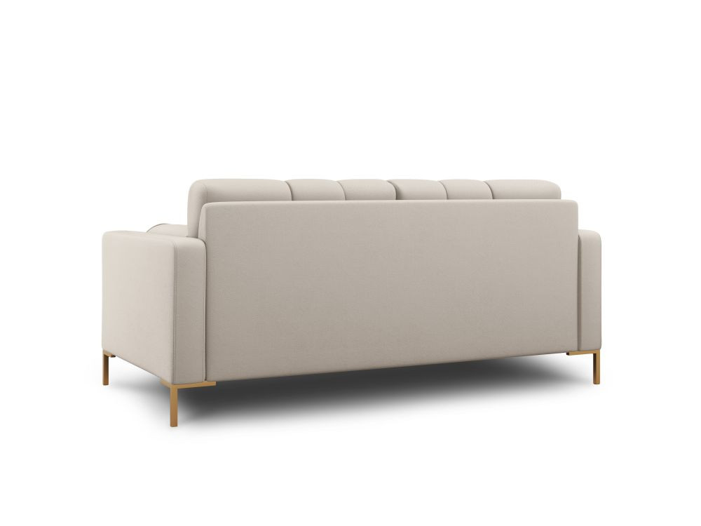 Poze Canapea Bali 2 locuri stofa/picioare gold – L152 x l92 x h75