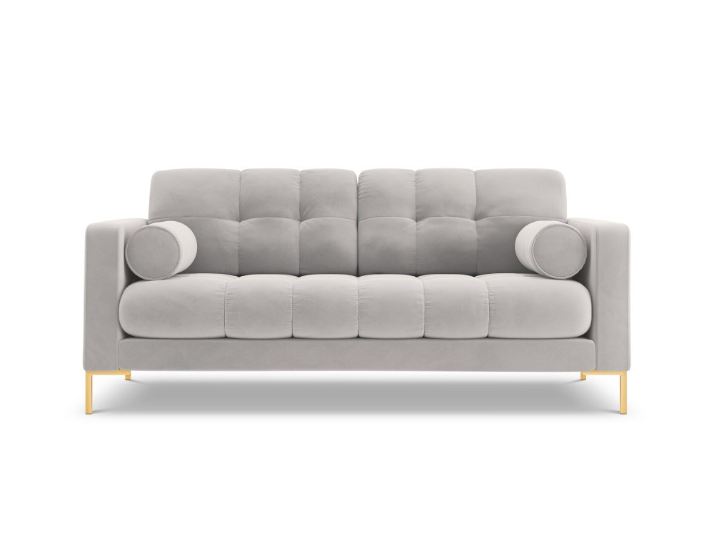 Poze Canapea Bali 2 locuri velvet/picioare gold – L152 x l92 x h75