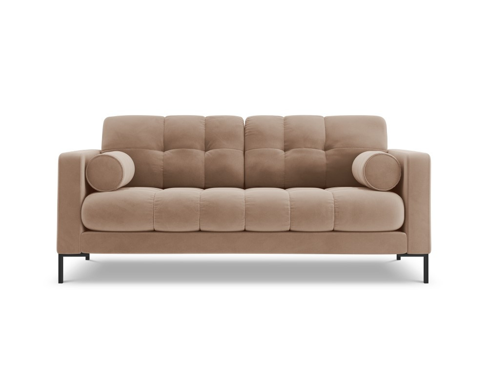 Poze Canapea Bali 2 locuri velvet/picioare negre – L152 x l92 x h75