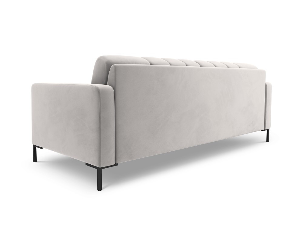 Poze Canapea Bali 3 locuri velvet/picioare negre – L177 x l92 x h75