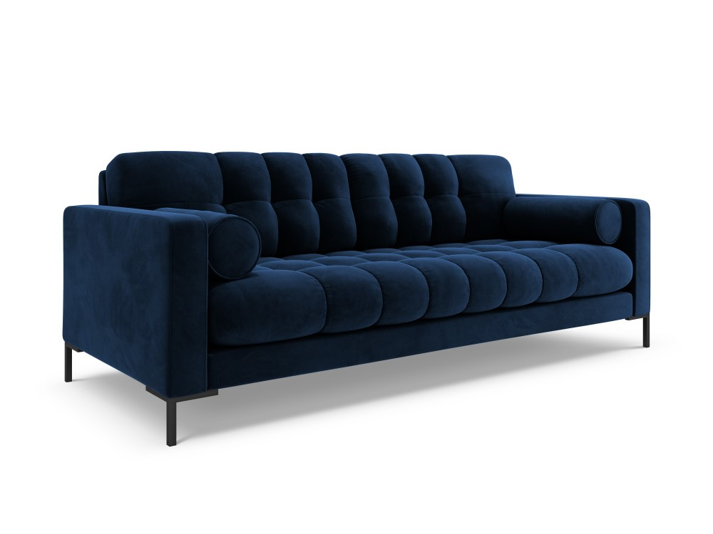 Poze Canapea Bali 3 locuri velvet/picioare negre – L177 x l92 x h75