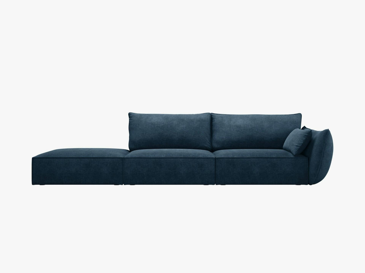 Poze Canapea deschisa 4 locuri Kaelle chenille L264 cm