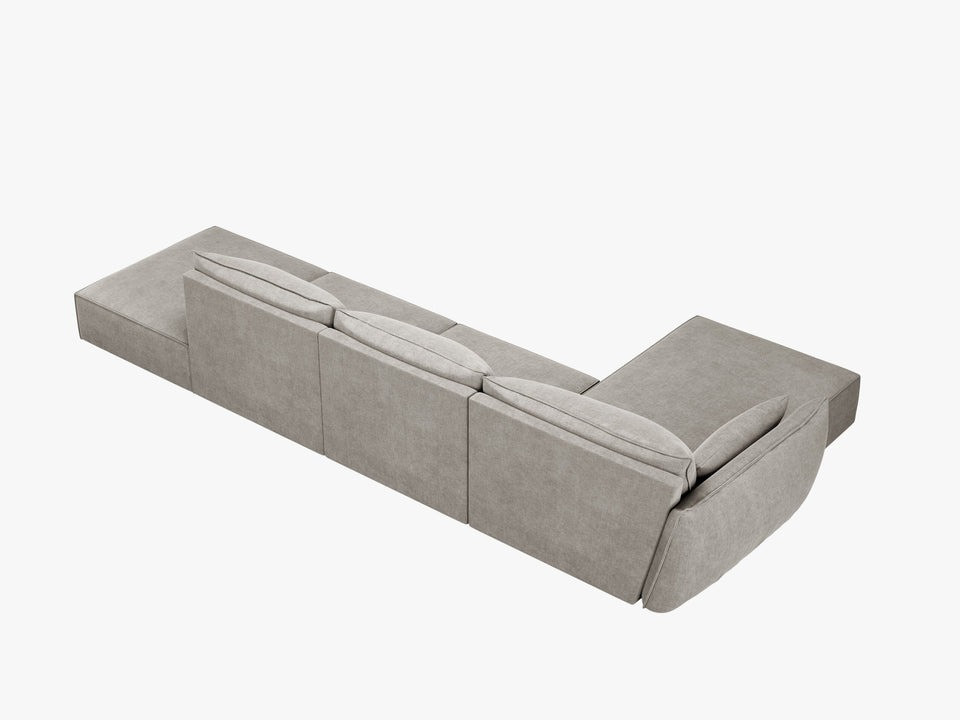 Poze Canapea deschisa 5 locuri Kaelle chenille L364 cm