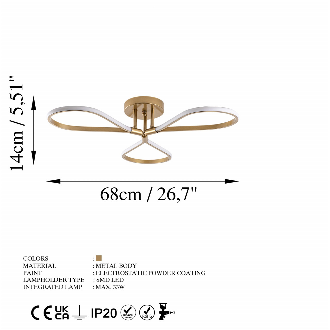 Poze Candelabru Damla - 13542