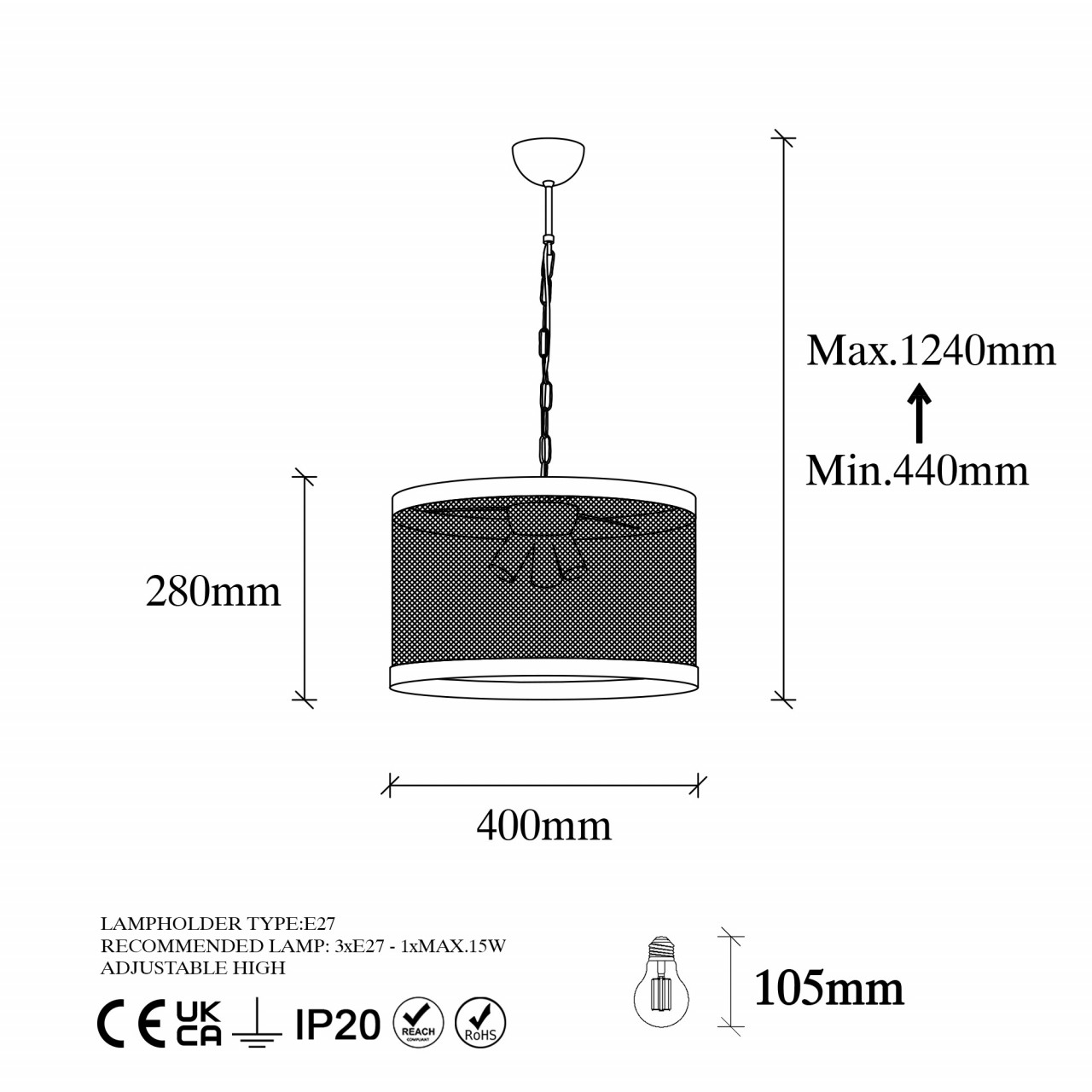 Poze Candelabru Endustriyel - 11070